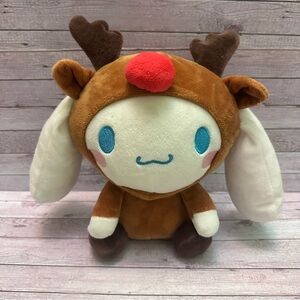 Hello Kitty And Friends Cinnamoroll Brown and Cream Reindeer Plush